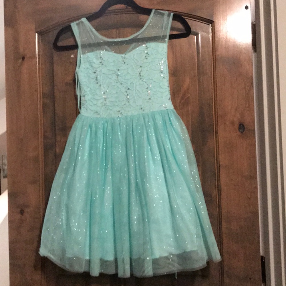 Light Blue Sequence Dress